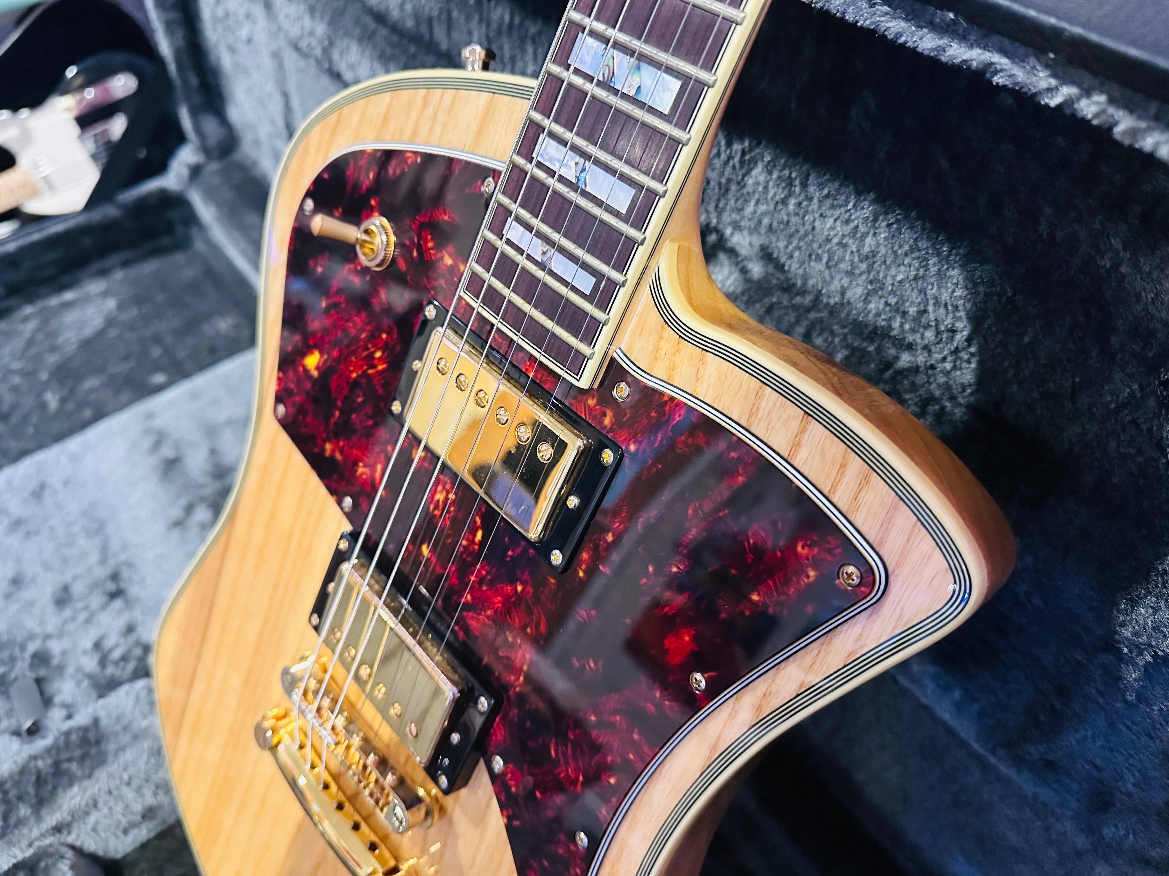 🌟MINT🌟 D'Angelico Ludlow Deluxe~ Swamp Ash Natural~2018~ Hard Case~MUST SEE 🌟