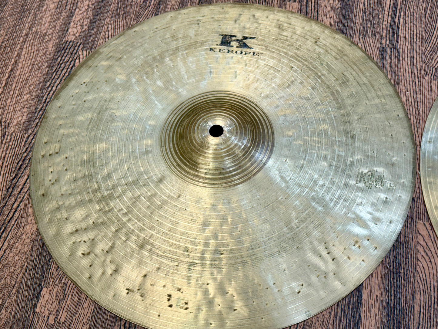 🥁 Zildjian Kerope 14” Hi Hats~ K Hi Hat Cymbals~ Made In USA 36cm 🥁