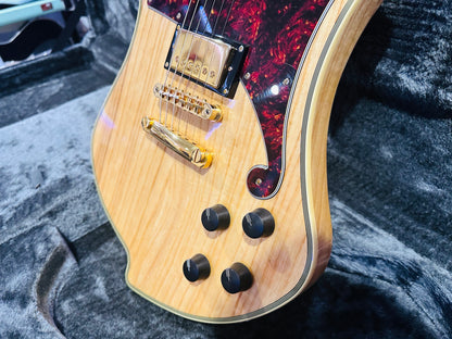 🌟MINT🌟 D'Angelico Ludlow Deluxe~ Swamp Ash Natural~2018~ Hard Case~MUST SEE 🌟