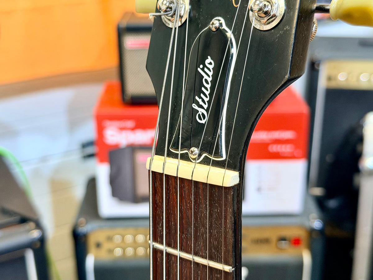 🔥2016🔥 Gibson USA Les Paul Studio Faded~ Worn Ebony + Gibson Gig Bag!