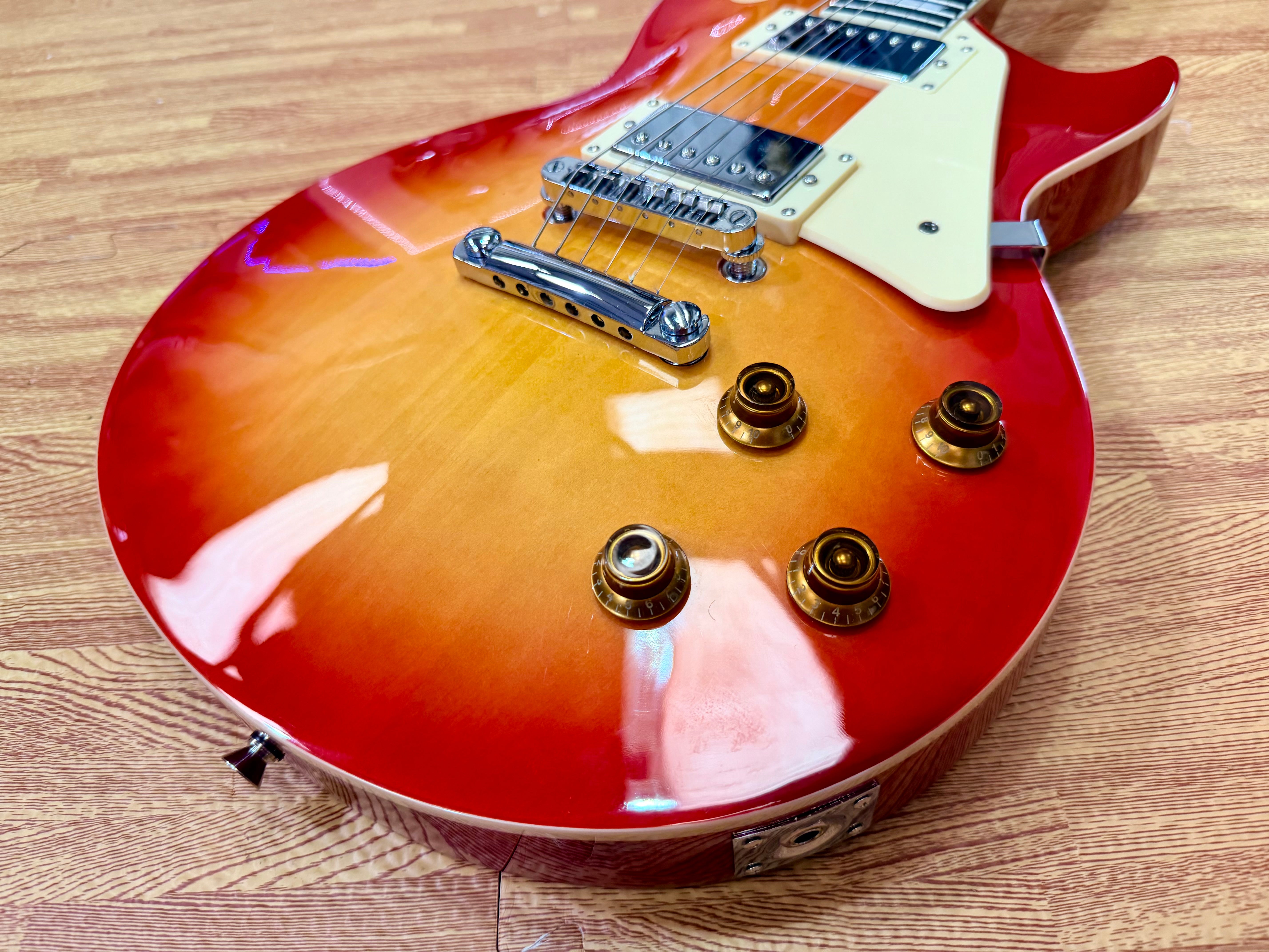 ☀️BUNDLE OFFER☀️ Harley Benton SC-450 CB Classic Series~ Cherry Burst LP Style!
