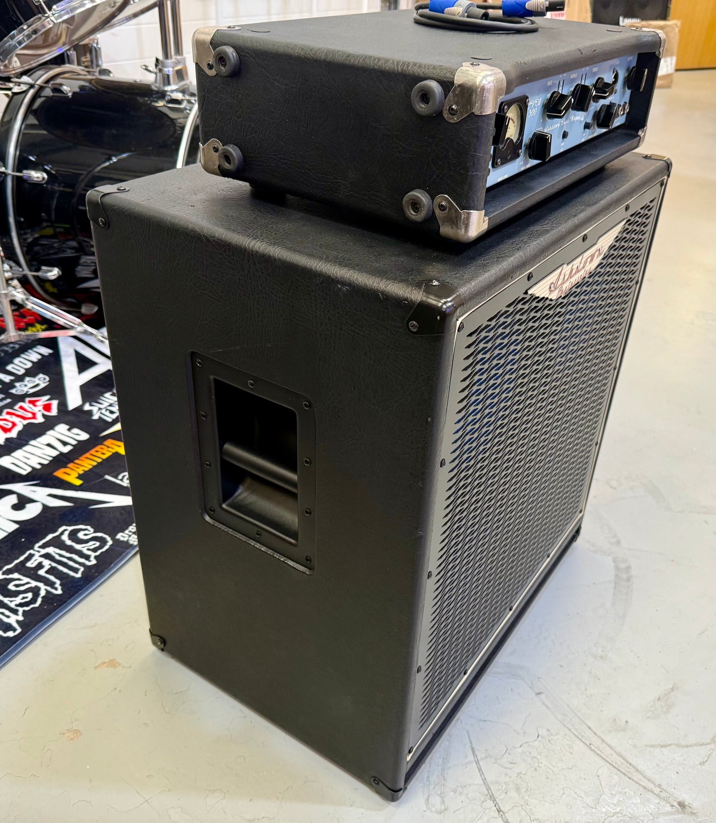 🎸 HEAD & CAB 🎸 Ashdown Bass Amplifier Stack~Evo II 300 + ARM-410H Cabinet 4x10