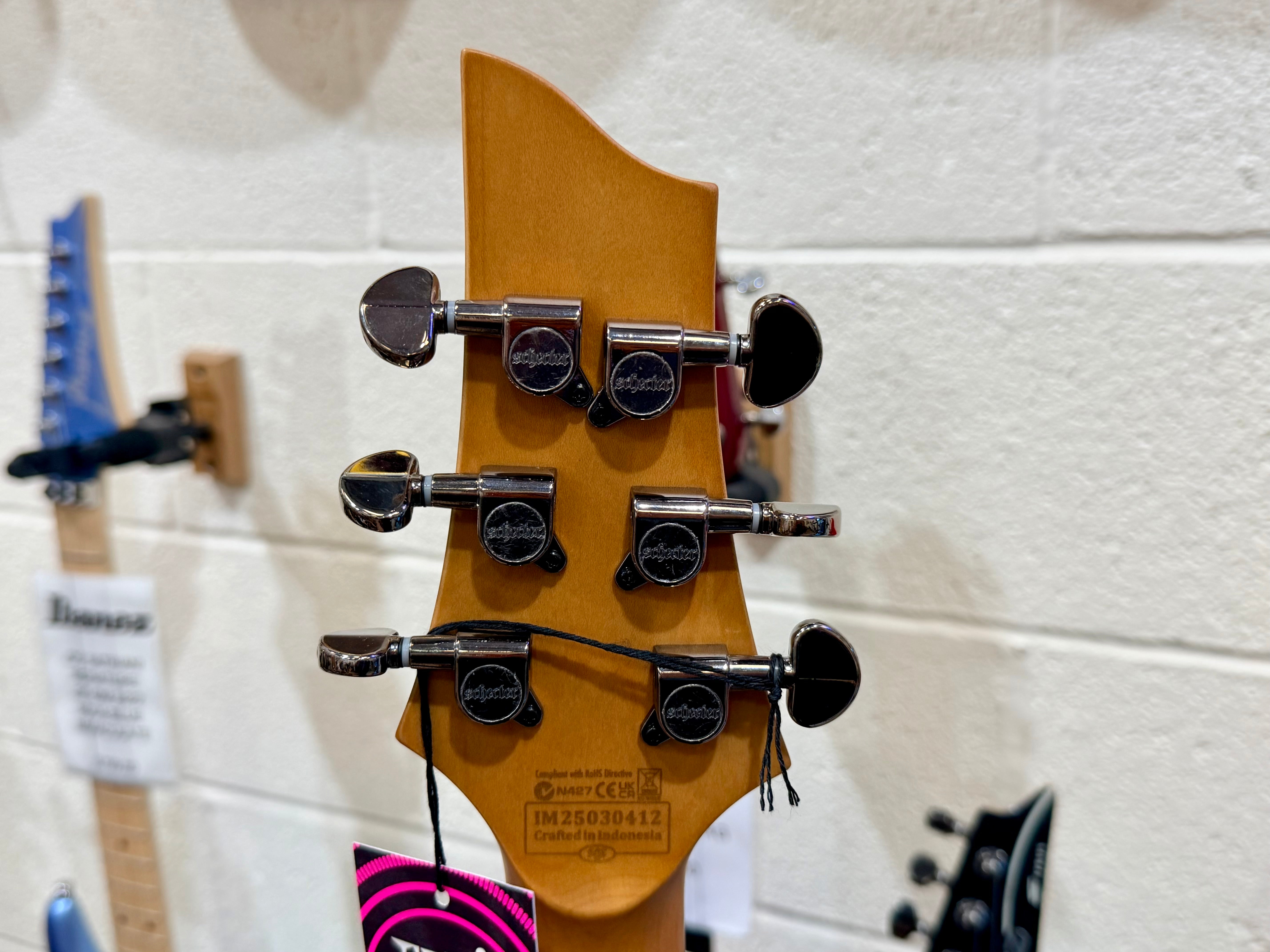 😈 NEW 2025 😈 Schecter Demon 6~ Aged Black Satin~ Diamond Active Pickups!