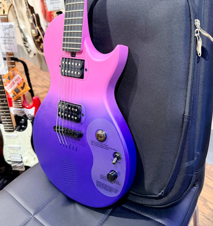 🔥 Enya Nova Go Sonic~ Cosmic Purple~ Smart Electric Guitar~Speaker & FX + Bag 🔥