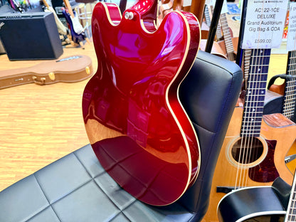 ✨2023✨ Epiphone Riviera Semi-Hollow Sparkling Burgundy~ Frequensator~ Hard Case