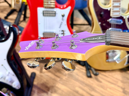 🔥NEW🔥 Schecter C-6 Deluxe~ Purple satin~ Diamond Pickups~ Electric Guitar!