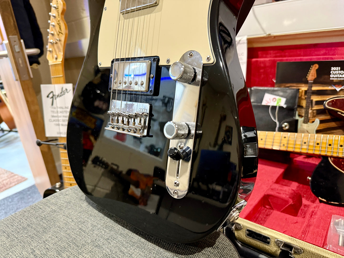 🌟2012🌟 Fender Telecaster Blacktop HH Mexican Tele~ Humbuckers~ Gloss Black!