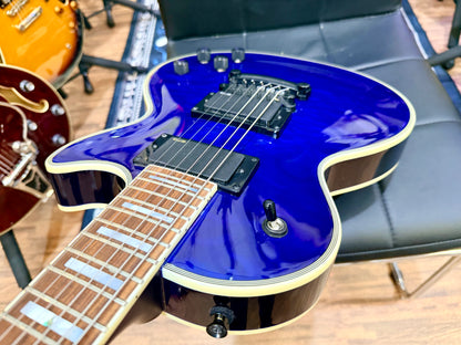 🔥2019🔥 Epiphone Les Paul Prophecy Custom Plus EX~ Midnight Sapphire~ EMG P’Ups