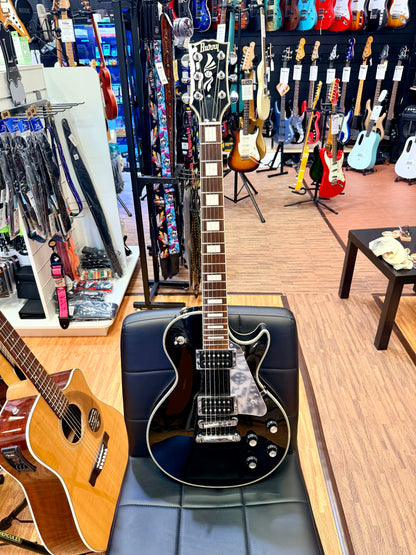 🔥2005🔥 Burny RLC-55JS John Sykes Les Paul Custom Signature Black~ Japan Import