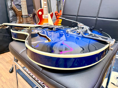 🔥MINT🔥 Vox Bobcat S66 Semi-Hollow ‘335’ Bigsby~ Blue Burst~ 2022 Korea 3 Pickup!