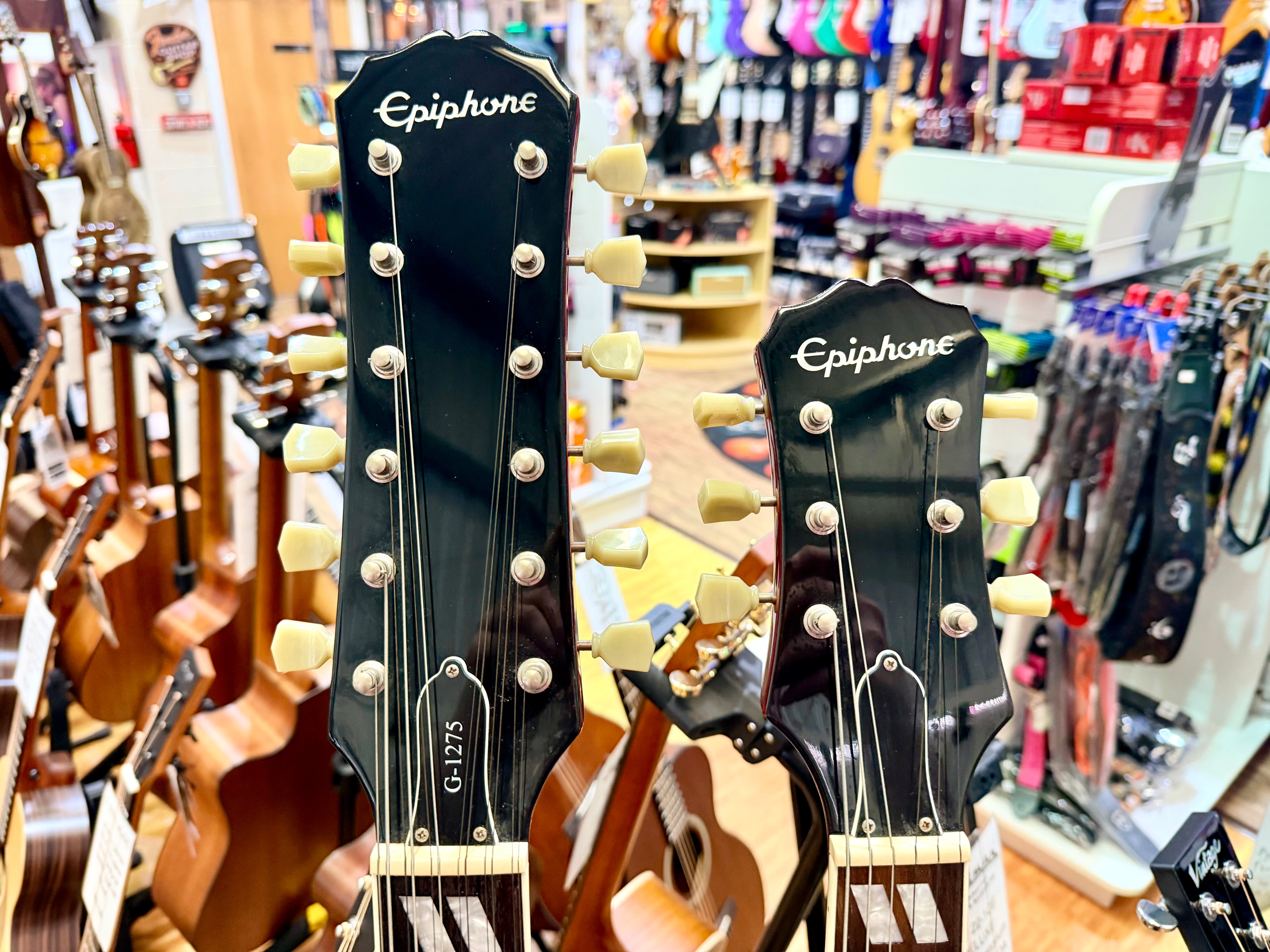 ⚡️RARE⚡️ Epiphone G-1275 Double Neck Cherry~ 2014 Limited Edition 6/12 String!