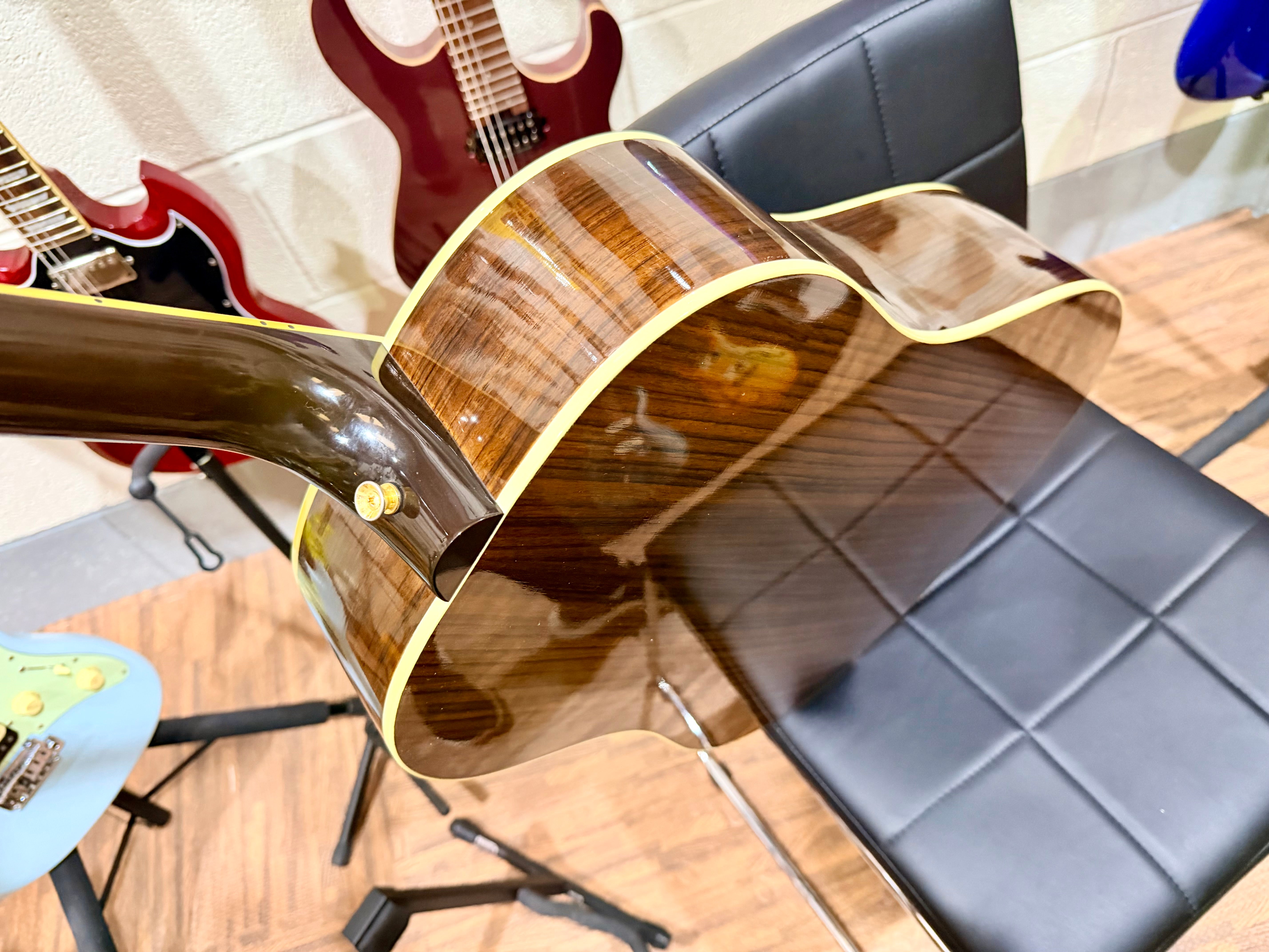 ⭐2011⭐ Gibson J-45 Custom Acoustic Guitar~ Rosewood~ Seymour Duncan SA-6 Pickup!