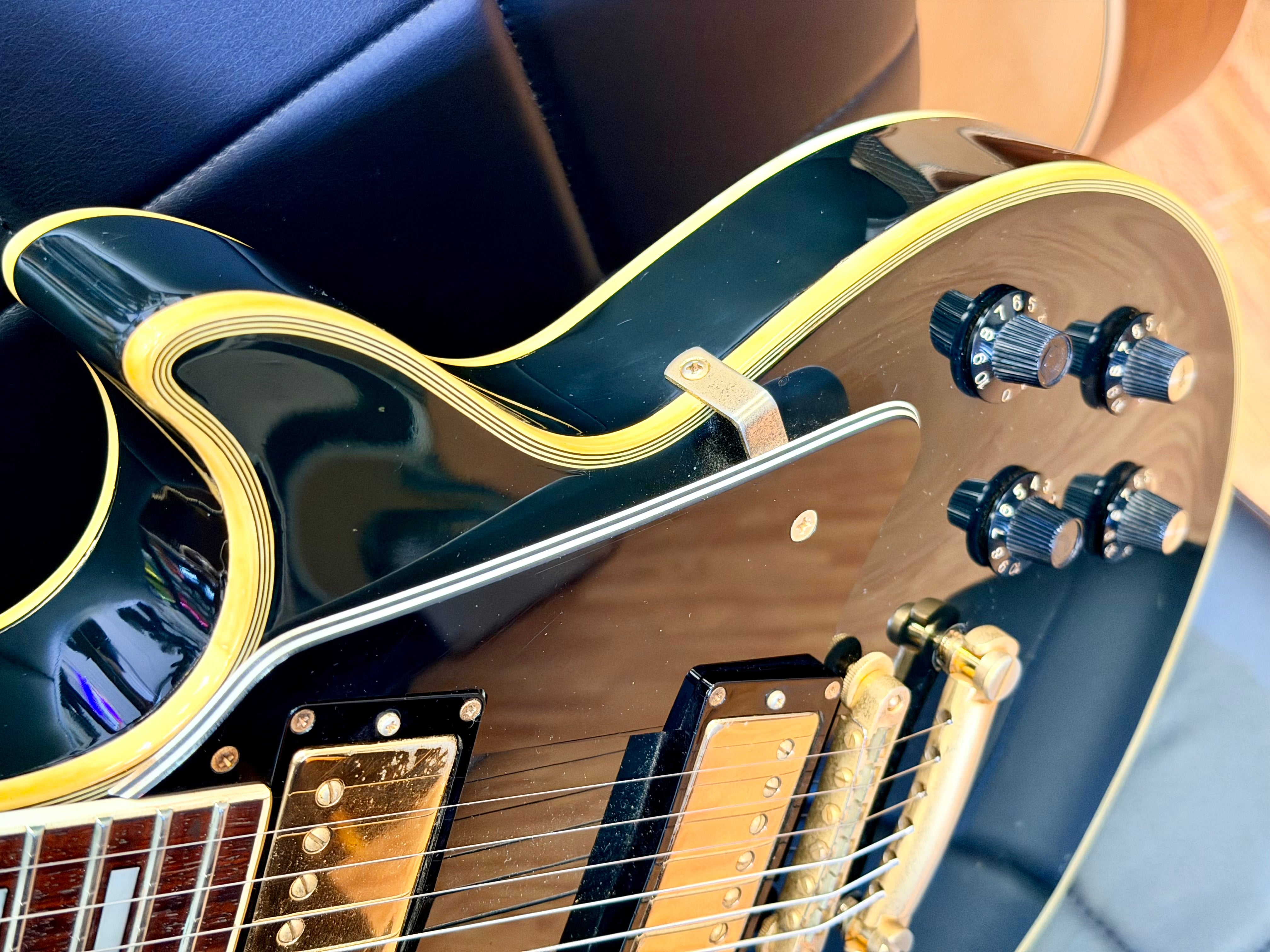 🇯🇵 1992 Greco EGC-480 Mint Collection Les Paul Custom~ MIJ Japan Ebony 🇯🇵