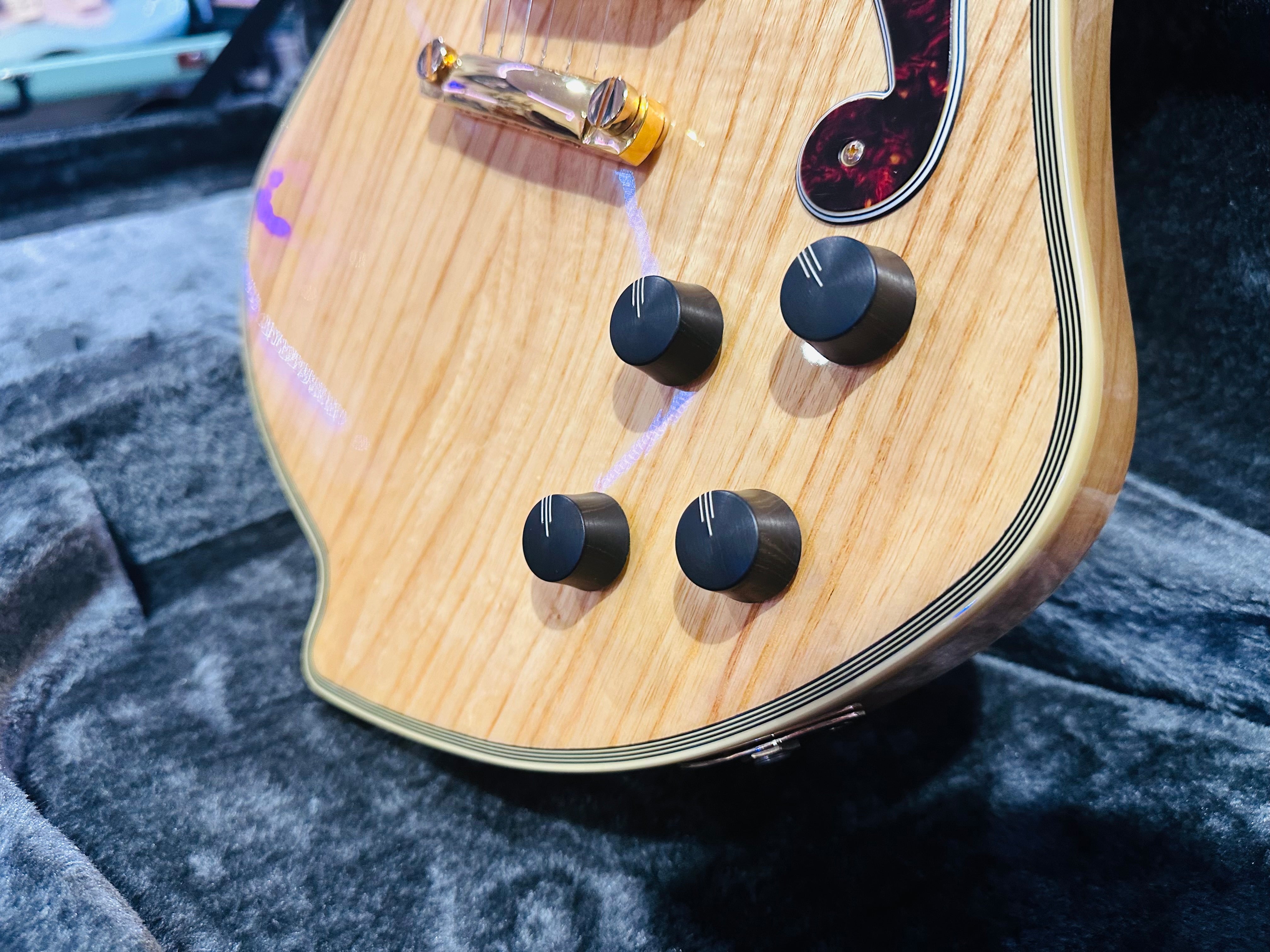 🌟MINT🌟 D'Angelico Ludlow Deluxe~ Swamp Ash Natural~2018~ Hard Case~MUST SEE 🌟