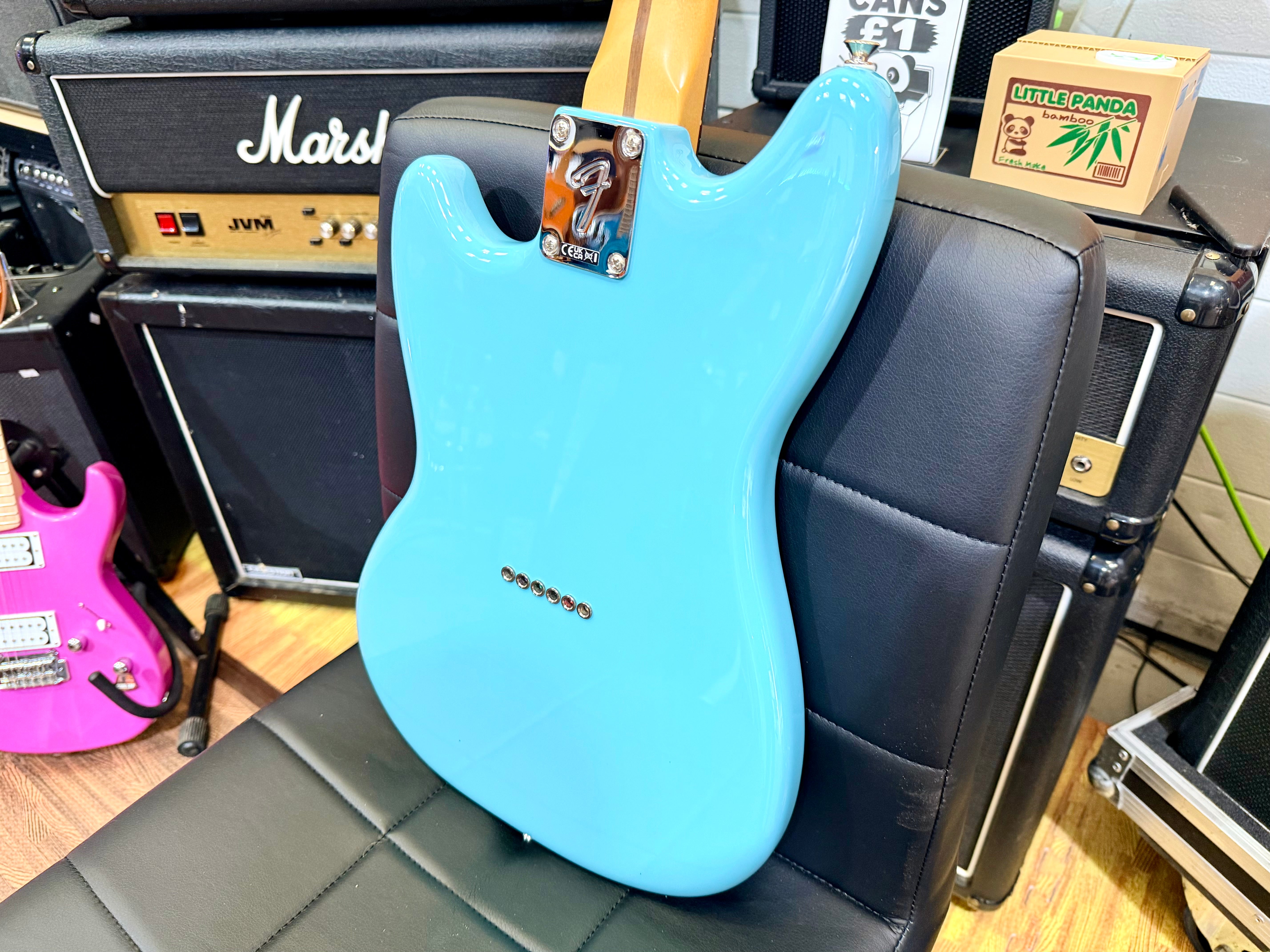 ✨2024✨ Fender Player II Mustang~ Aquatone Blue Electric Guitar~ Mexican MIM!