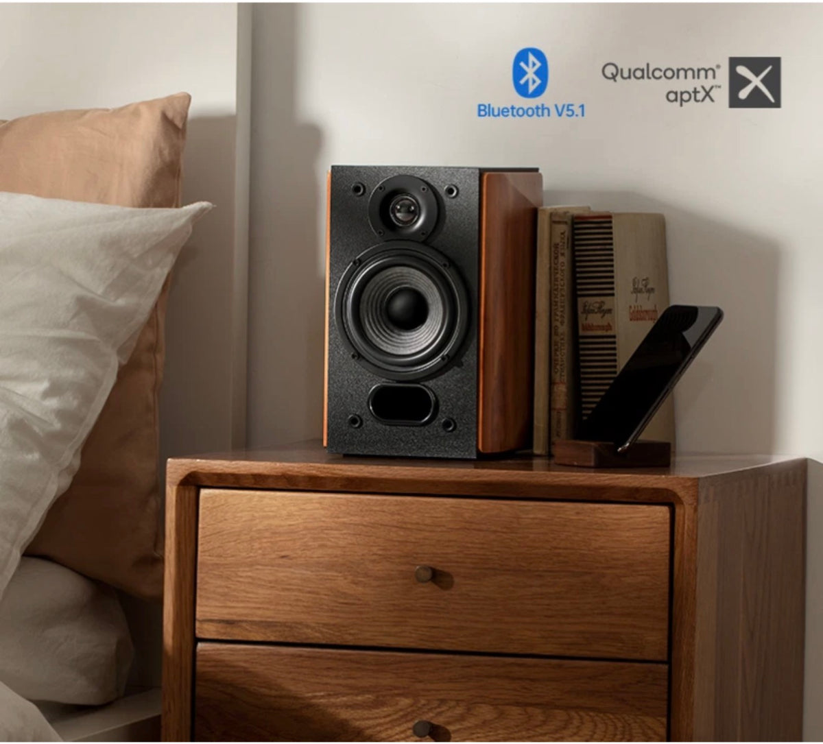 Edifier R1380DB Active Bluetooth Bookshelf Studio TV/MAC/PC/Laptop HD Speakers