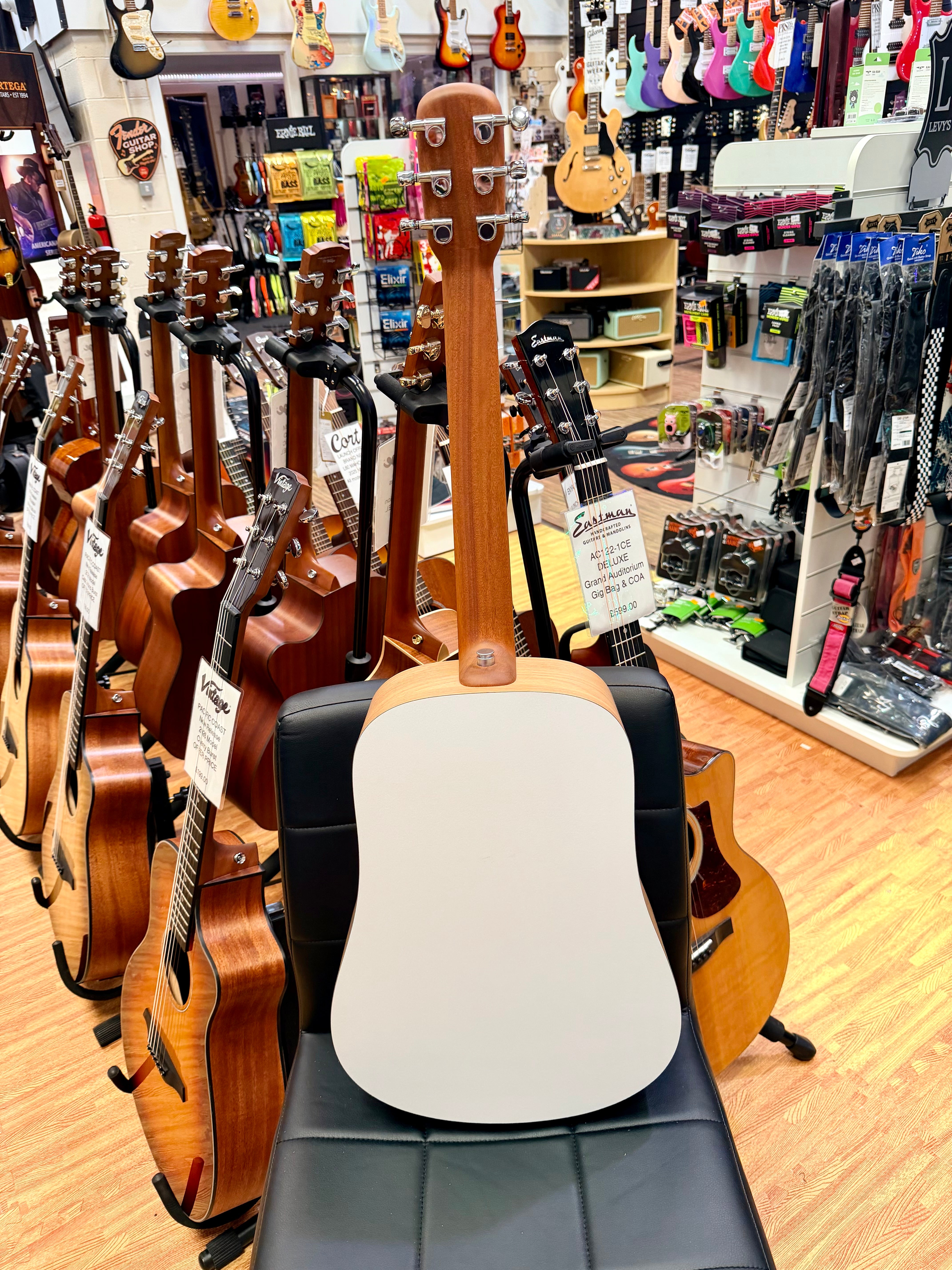🔥MINT🔥 LAVA Music Blue Lava Original 36” Acoustic Travel Guitar + Lite Bag!