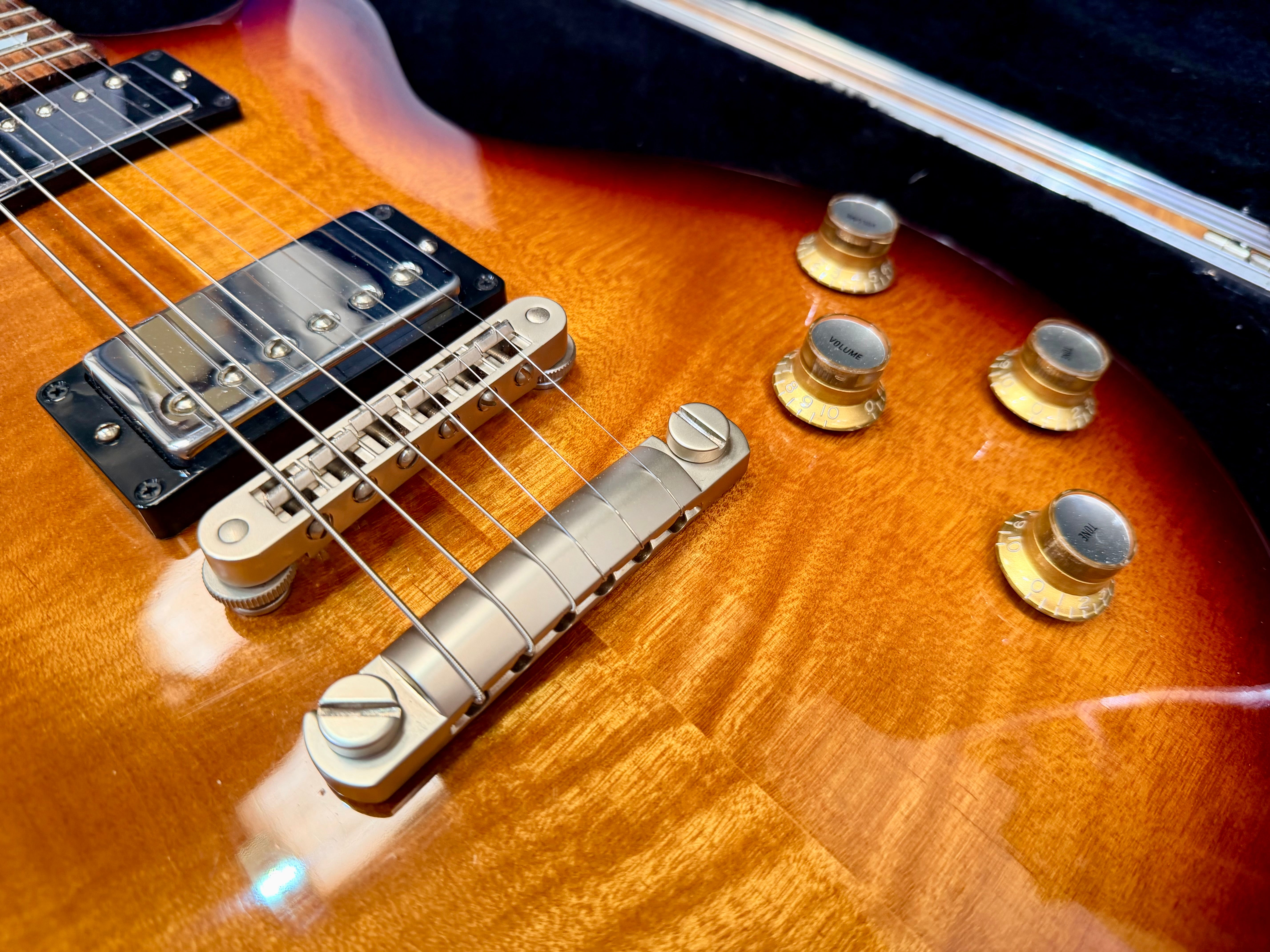 ✨2015✨ Gibson Les Paul Studio~ 100th Birthday Model~ Desert Burst~ Gold Case!