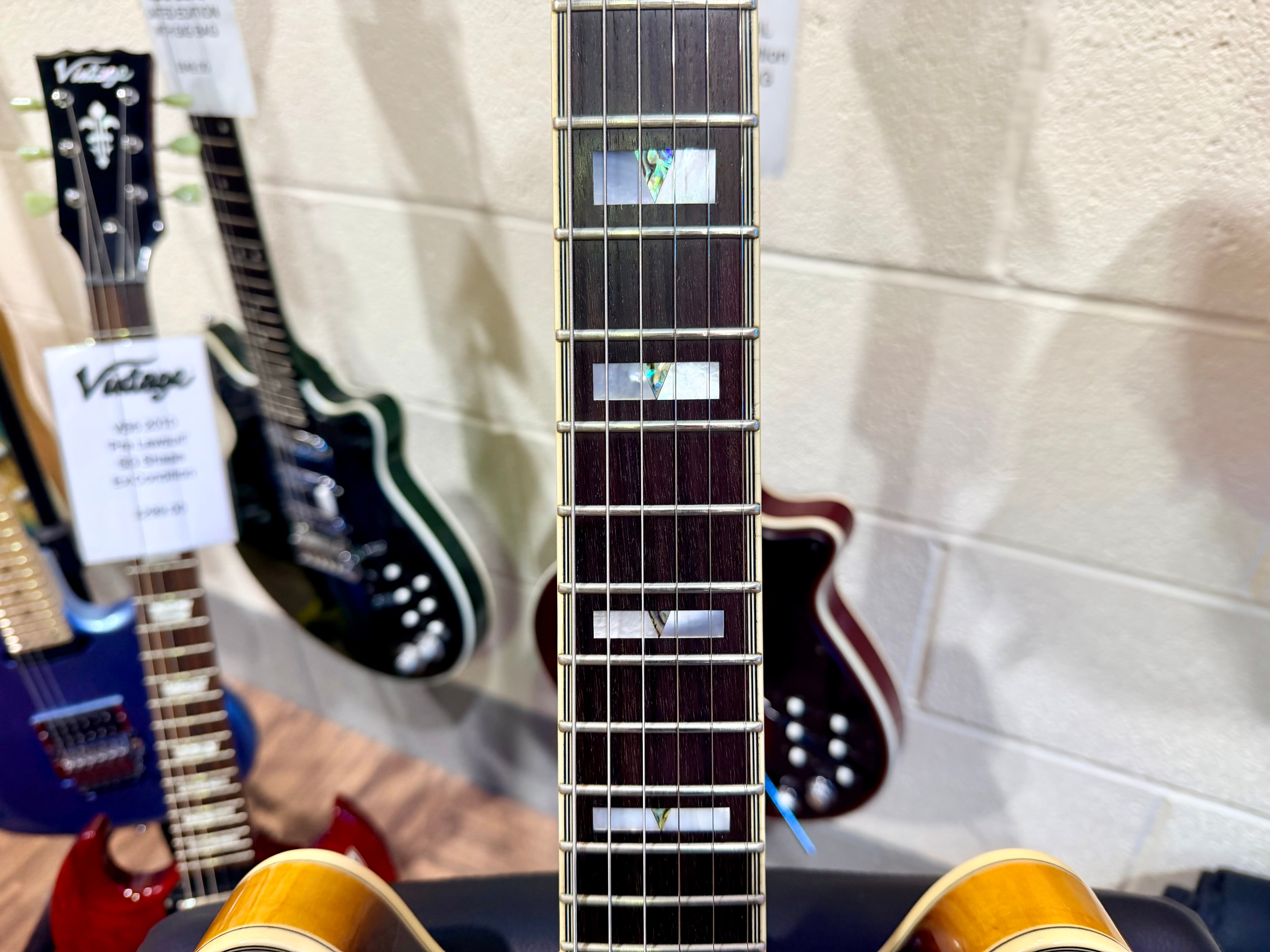 ☀️2008☀️ Epiphone Sheraton ii VS~ Vintage Sunburst~ Hollow-body~ Hard Case!