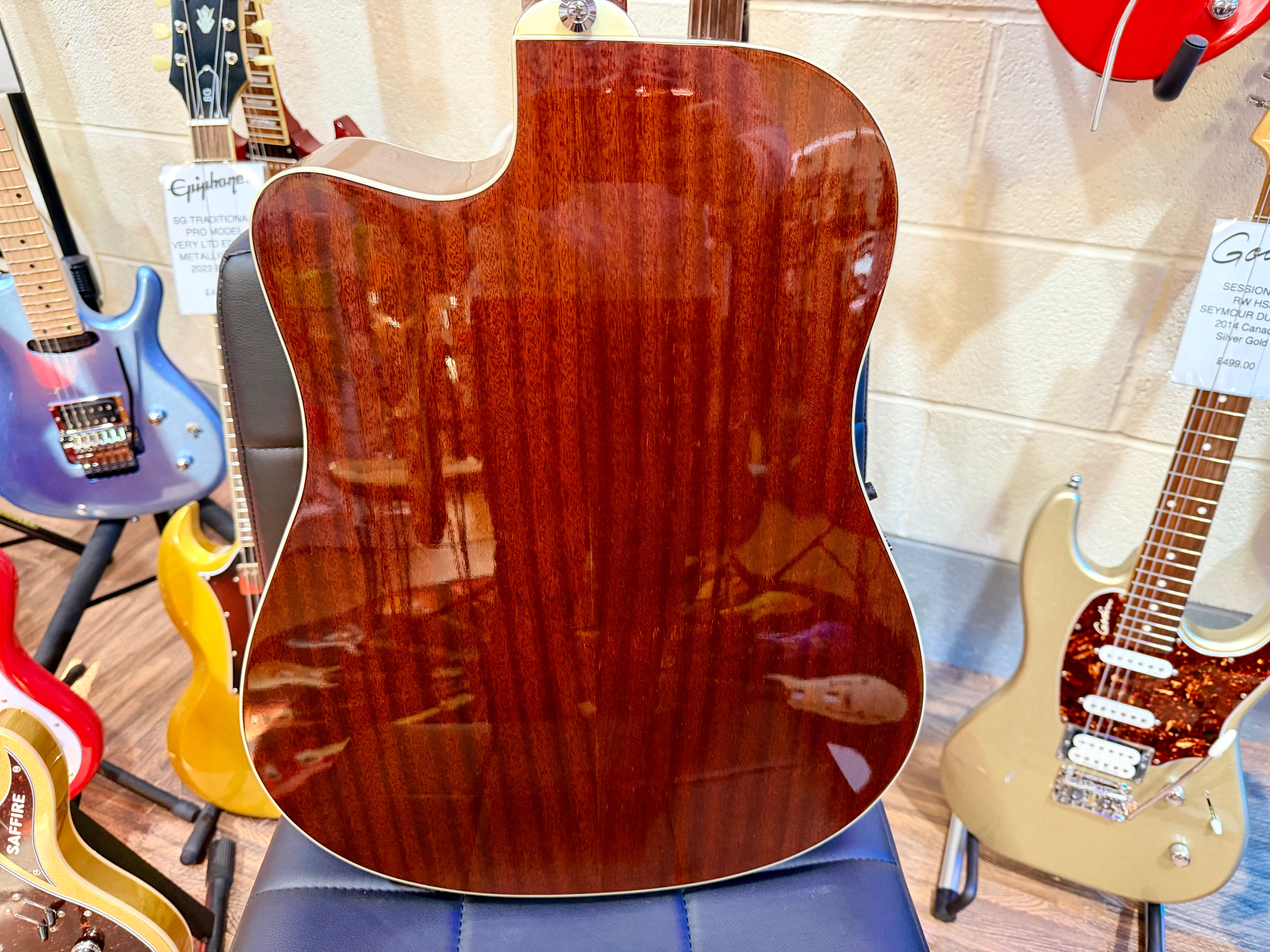 🌟2007🌟 Ibanez PF60SECE Electro-Acoustic Guitar~ Natural High Gloss~Dreadnought