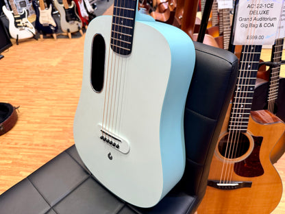✨EX-DEMO✨ Blue Lava Touch Smart Guitar Aqua/Mint Green~ 36” Electro-Acoustic!