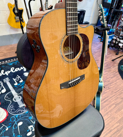 🌟NEW 2025 🌟 Cort Gold A6 Nat Electro Acoustic~ Natural~ Ebony Board~ Gig Bag!