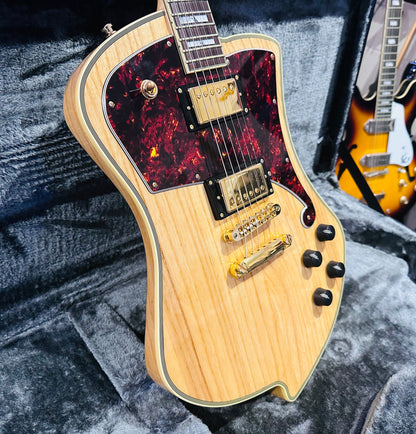 🌟MINT🌟 D'Angelico Ludlow Deluxe~ Swamp Ash Natural~2018~ Hard Case~MUST SEE 🌟