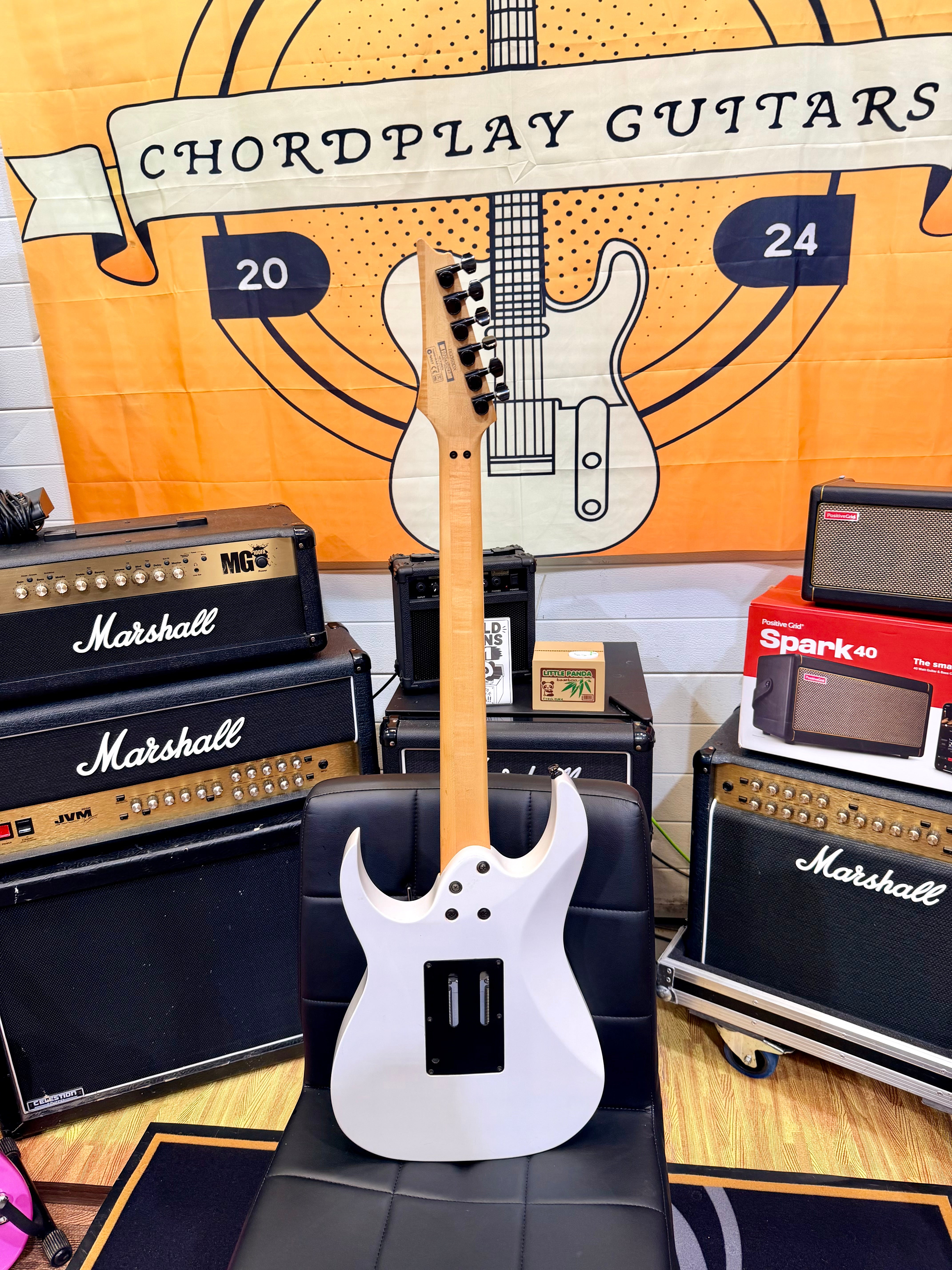 🔥2007🔥 Ibanez RG350DX White~ HSH Edge III Tremolo~ PRS Bridge P’up!