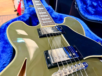 ⚡️2023⚡️ Epiphone Shinichi Ubukata ES-355 Olive Drab~ Inspired By Gibson Custom!