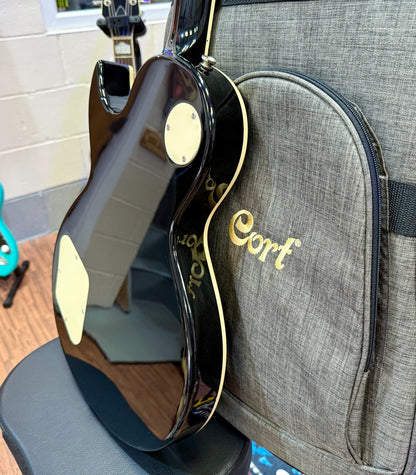 🌟 2025 LAUNCH OFFER 🌟 Cort CR250 Les Paul Guitar~ Dark Blue Burst + BAG!