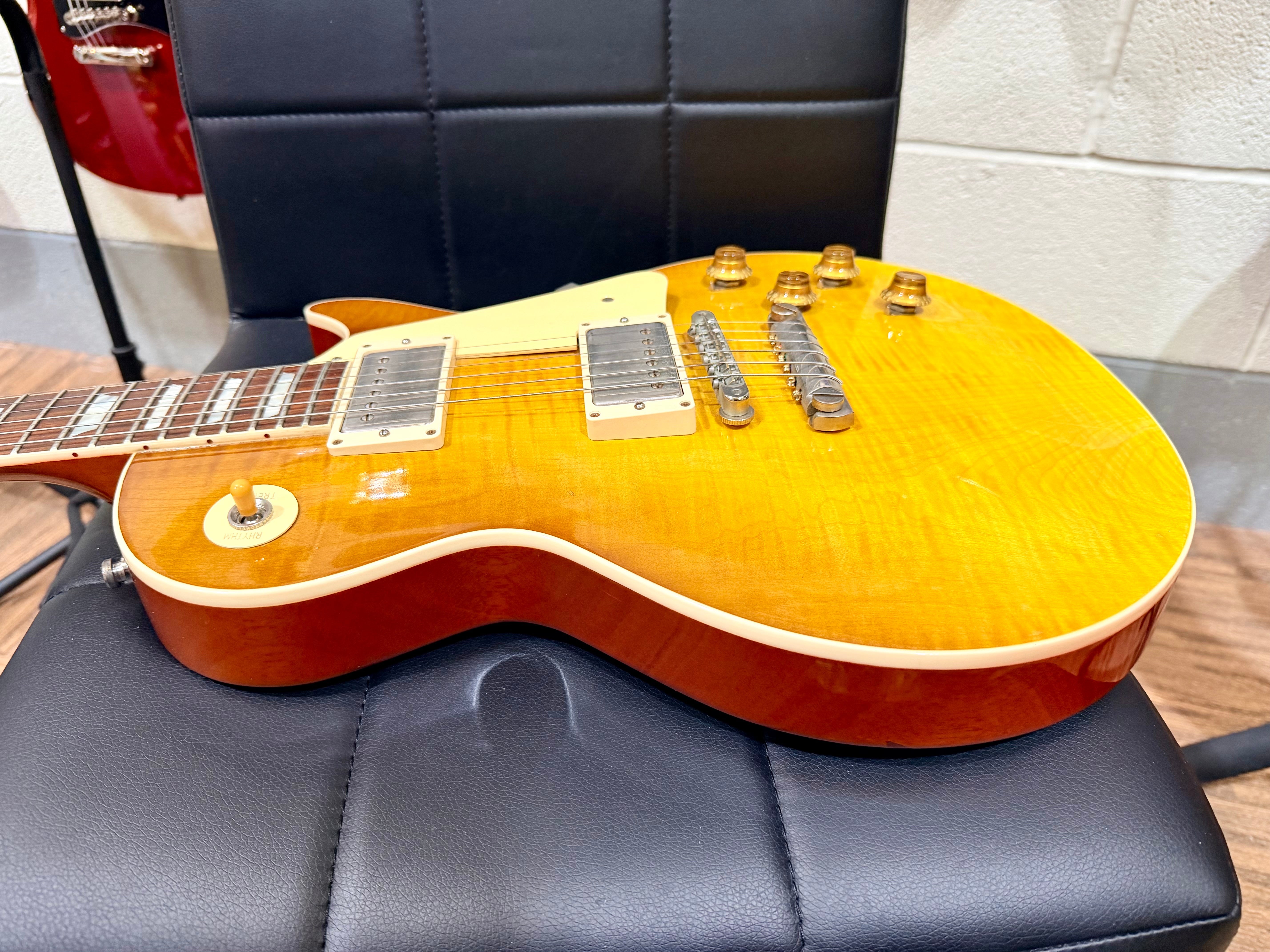 🔥2018🔥 Gibson 1959 Les Paul Custom Shop R9 VOS~ Historic Reissue~ Honey Burst!