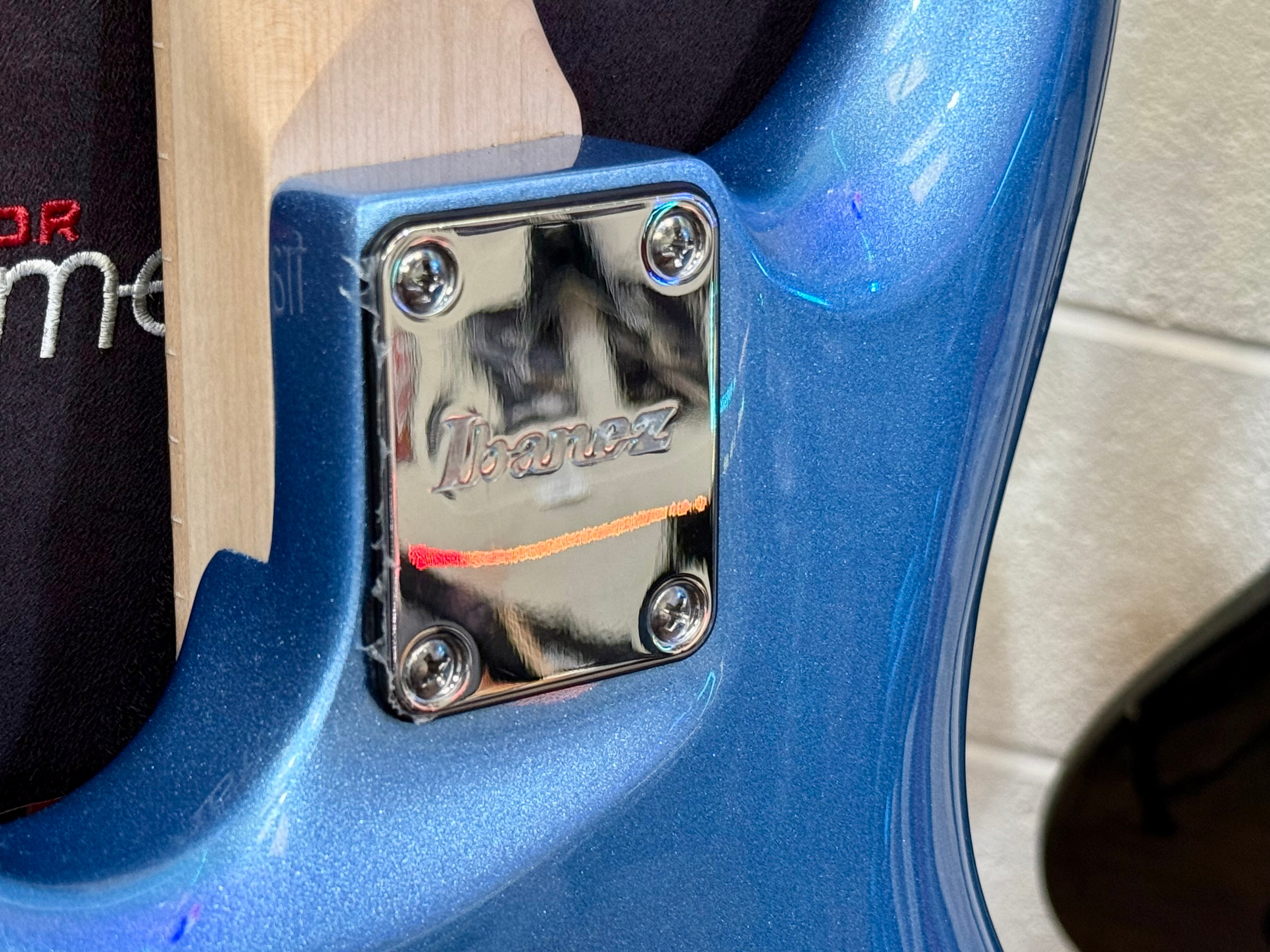 🔥MINT 2022🔥 Ibanez Signature JS140M Joe Satriani Soda Blue~ Edge Zero~ Ex-Demo