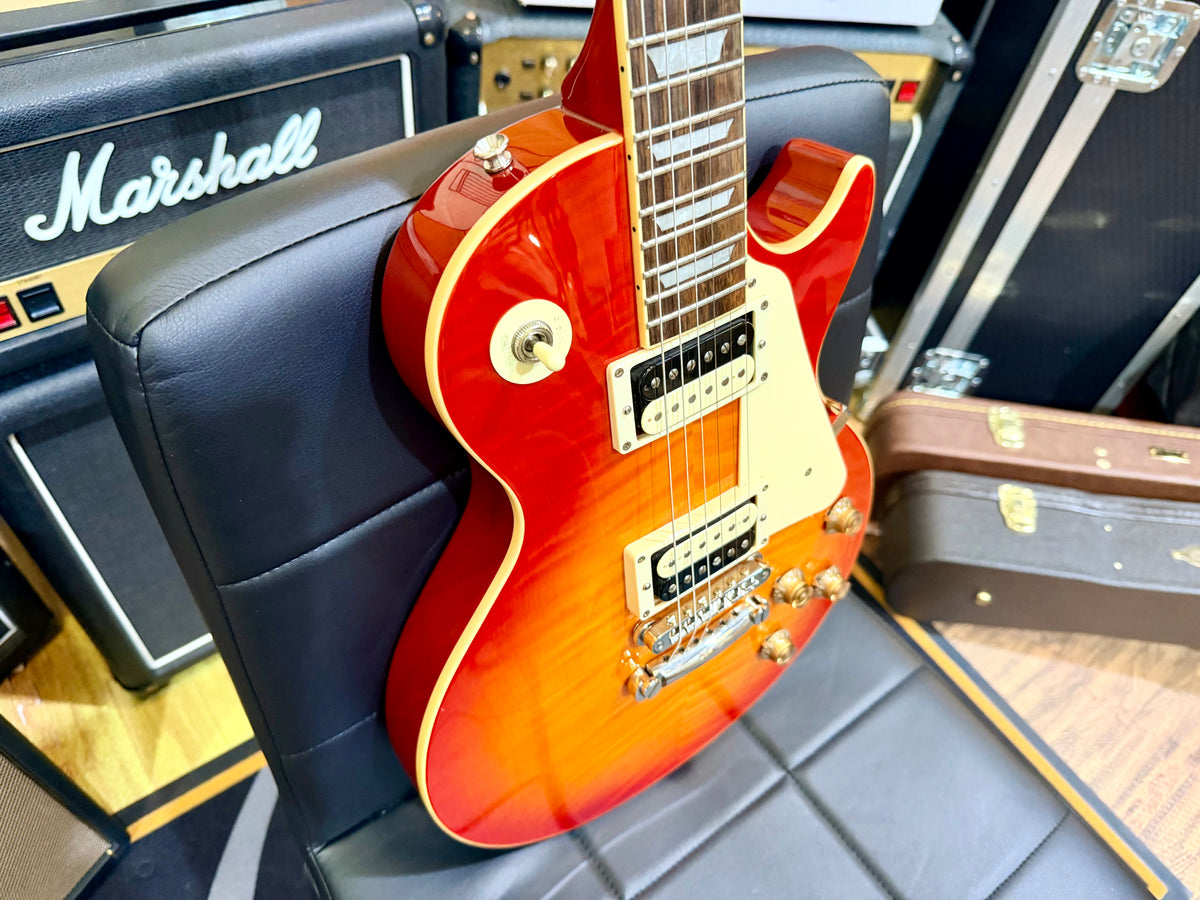 ☀️2023☀️ Burny RLG-55Z Heritage Cherry Sunburst Les Paul Electric Guitar!