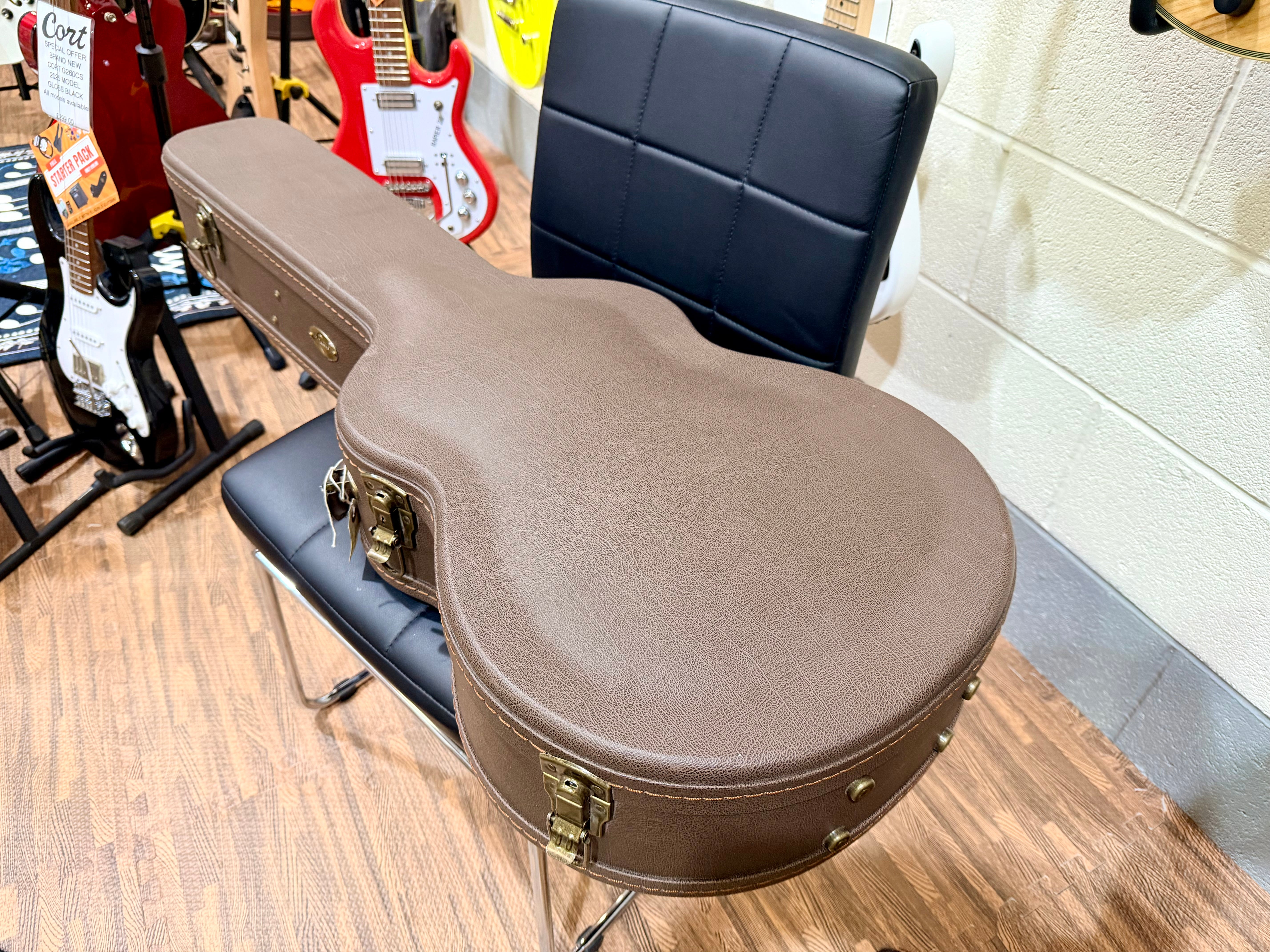 🌟MINT🌟 Faith FVBMB Venus Trembesi Blood Moon Burst~ Electro Acoustic~ Hard Case!