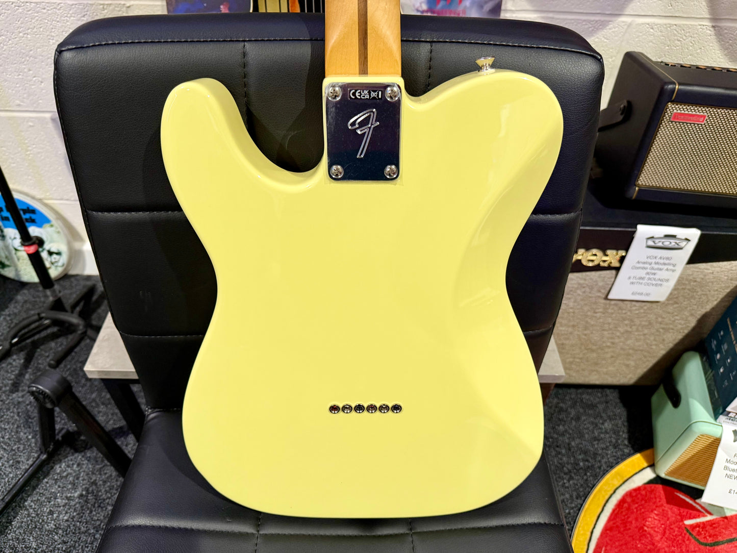 🌟NEW 2024🌟 Fender Player ii Telecaster HH~ Hialeah Yellow~ Maple Fretboard!