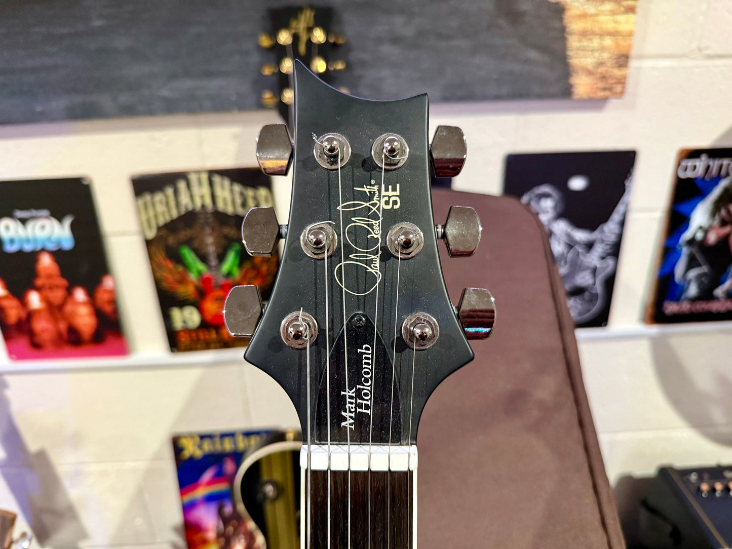 🔥 PRS SE Mark Holcomb Stealth Quilt Satin LTD~ Grey Black Limited Edition! 🔥