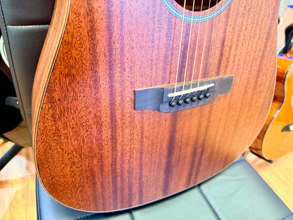 Crafter MIND D-MAHOe Pro Electro Acoustic Guitar~ Solid Mahogany Top + Gig Bag
