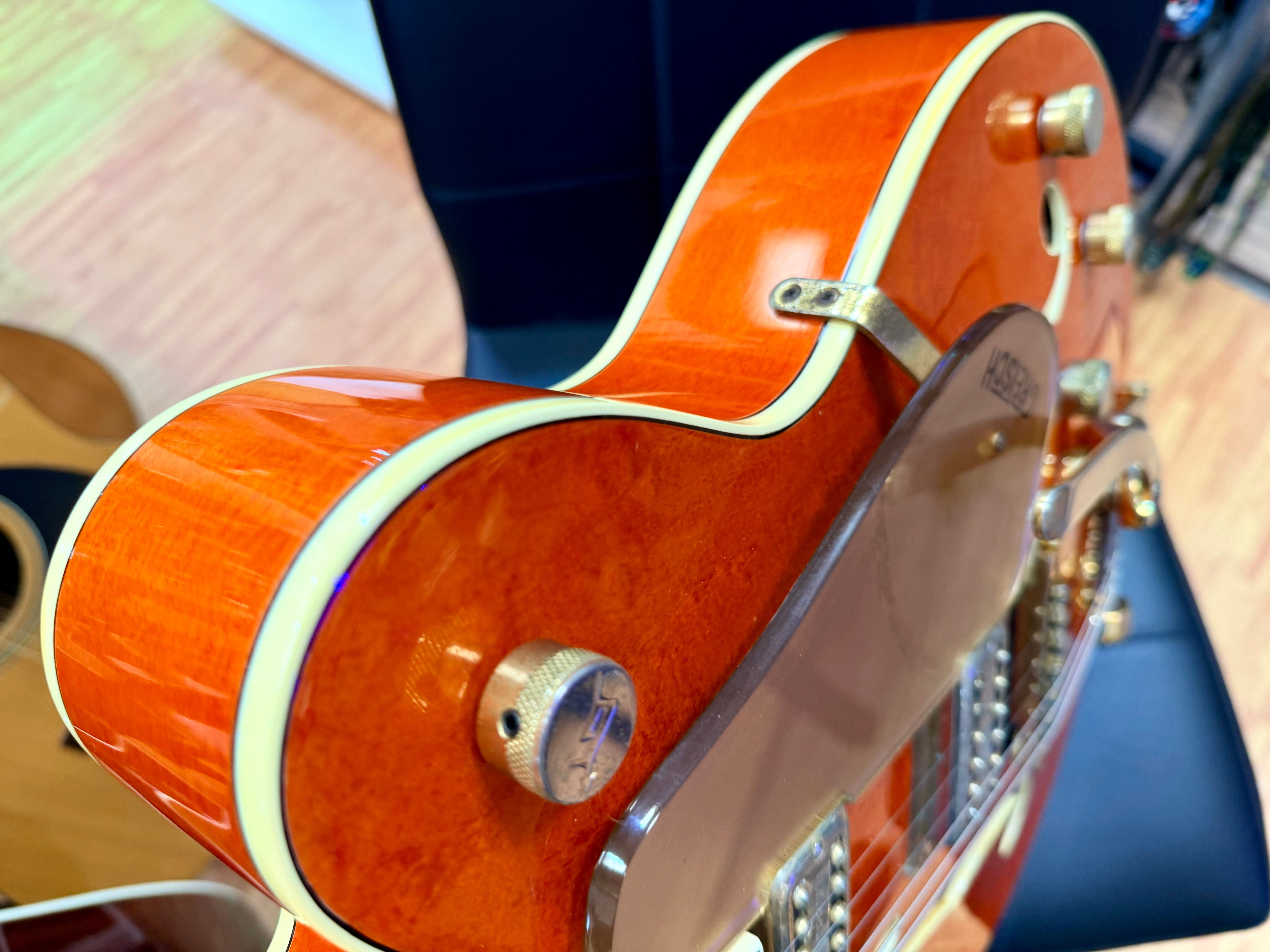 ✨1990✨ Gretsch 6120 Nashville Western Orange MIJ Terada~ Bigsby~ Japan + Case!