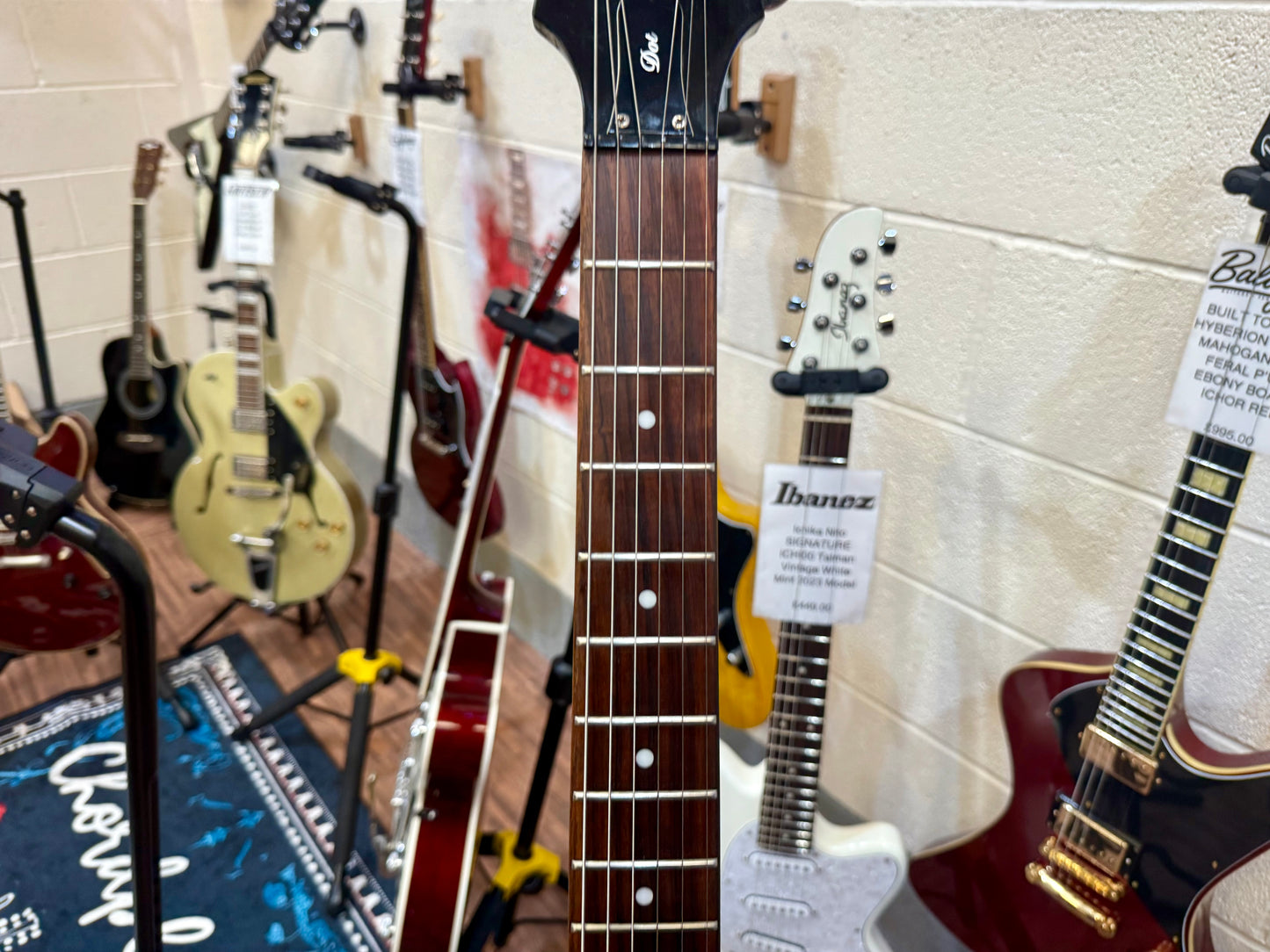 🌟2010🌟 Epiphone ES-335 Dot EB~ Ebony Black Hollow-Body!