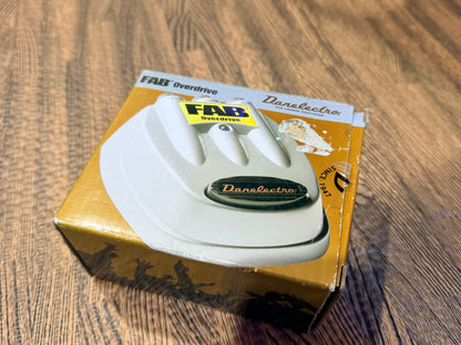 🎸 Danelectro Fab Overdrive Pedal~ Boxed Guitar Effects Unit FX 🎸
