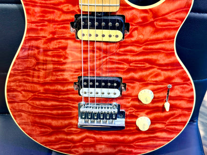 🔥QUILTED FLAME🔥 Sterling By Music Man Sub Axis AX3~ Seymour Duncan Pickup!