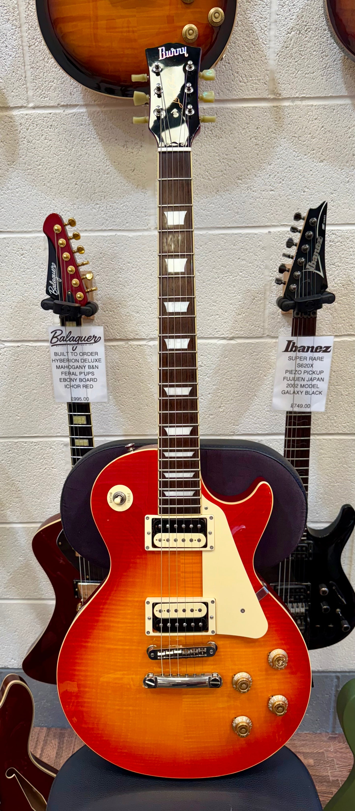 🌟2018🌟 Fernandes Burny Super Grade Les Paul Electric Guitar~ Cherry Sunburst!