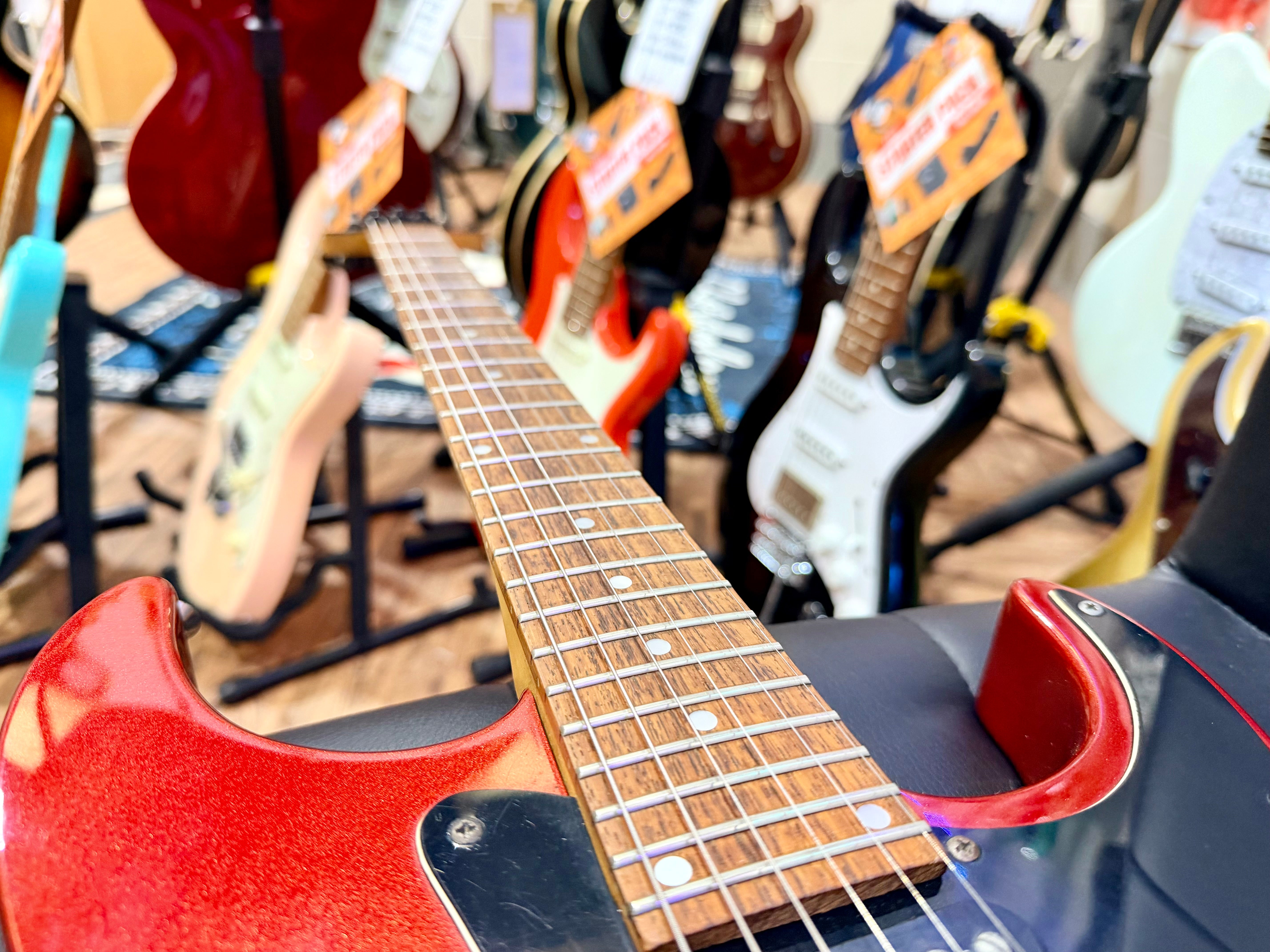 🔥90’s KOREA🔥 Jackson PS-1 Performer Metallic Red~ Floyd Rose~ HSH Pickups!