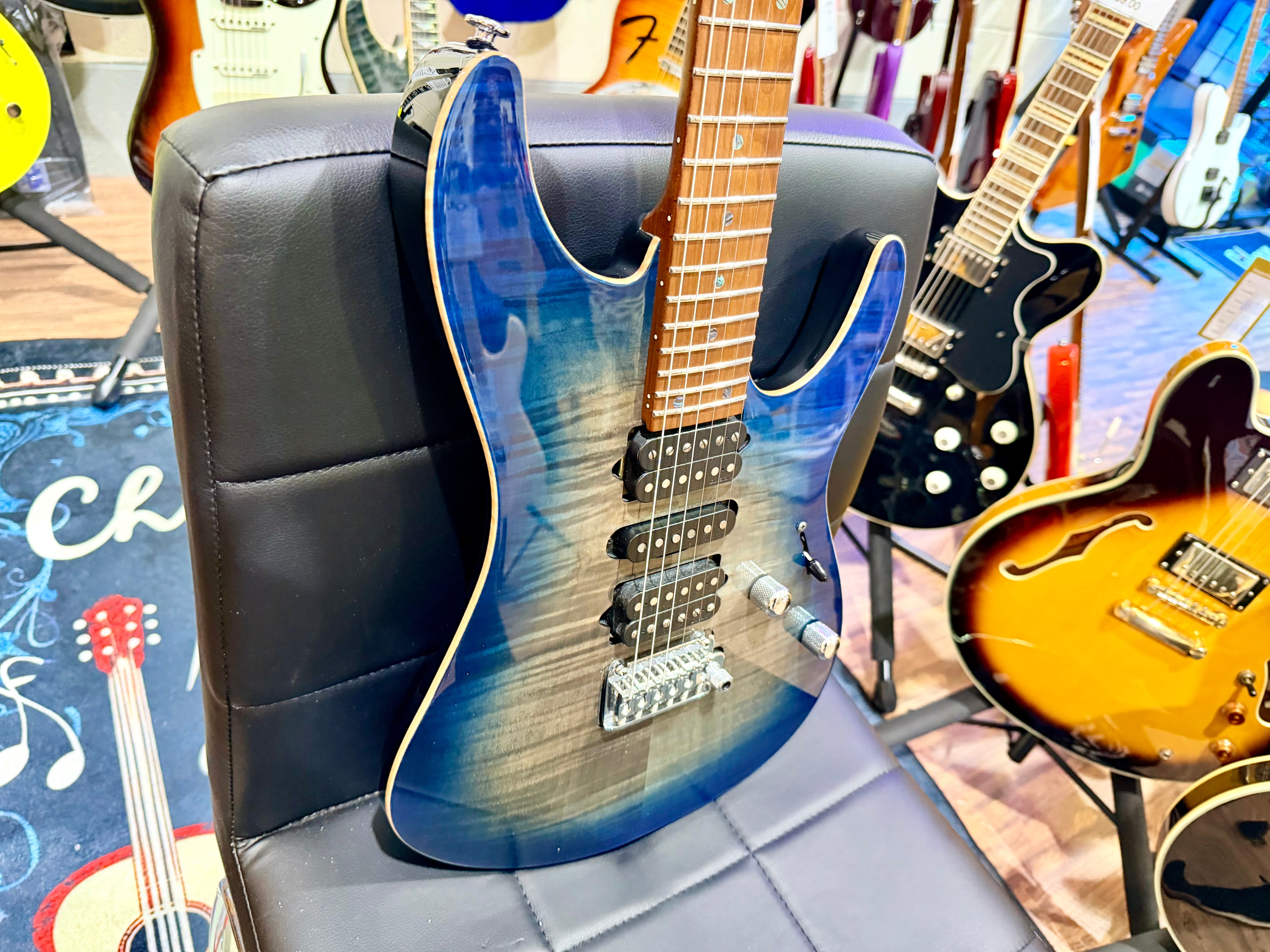 🔥MINT🔥 Ibanez AZ2407F Prestige In Sodalite Blue~ Japan Made + Hard Case~ 2023