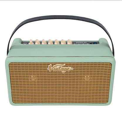 🔥NEW🔥Vintage Retro 25w Guitar Amplifier with DSP + Drum Machine~ Mint Green