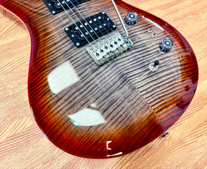 🌟2024🌟 PRS SE Custom 24-08 Charcoal Red Burst~ Locking Tuners & Gig Bag!