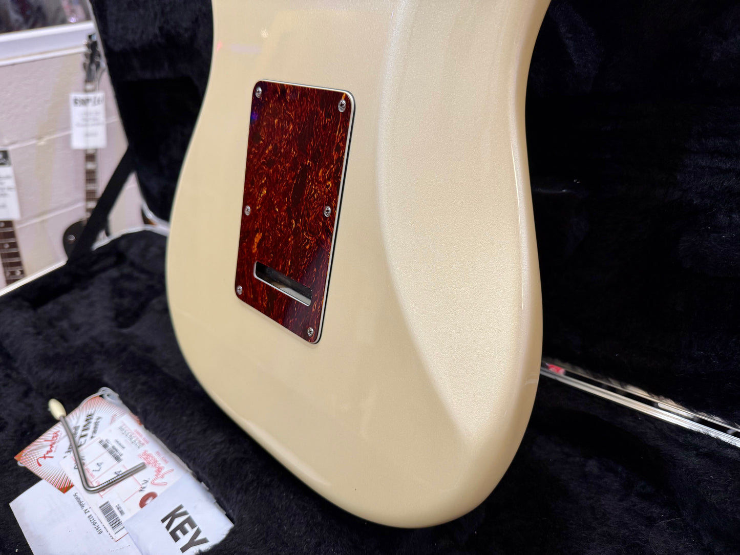 🌟2010🌟 Fender American Deluxe Stratocaster~ Olympic Pearl~ Noiseless~ Gilmour!