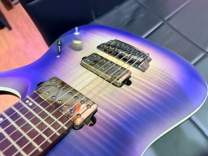 🔥2019🔥 Ibanez RGA71AL Axion Label 7 String~ Indigo Aurora Burst~ Bare Knuckle!