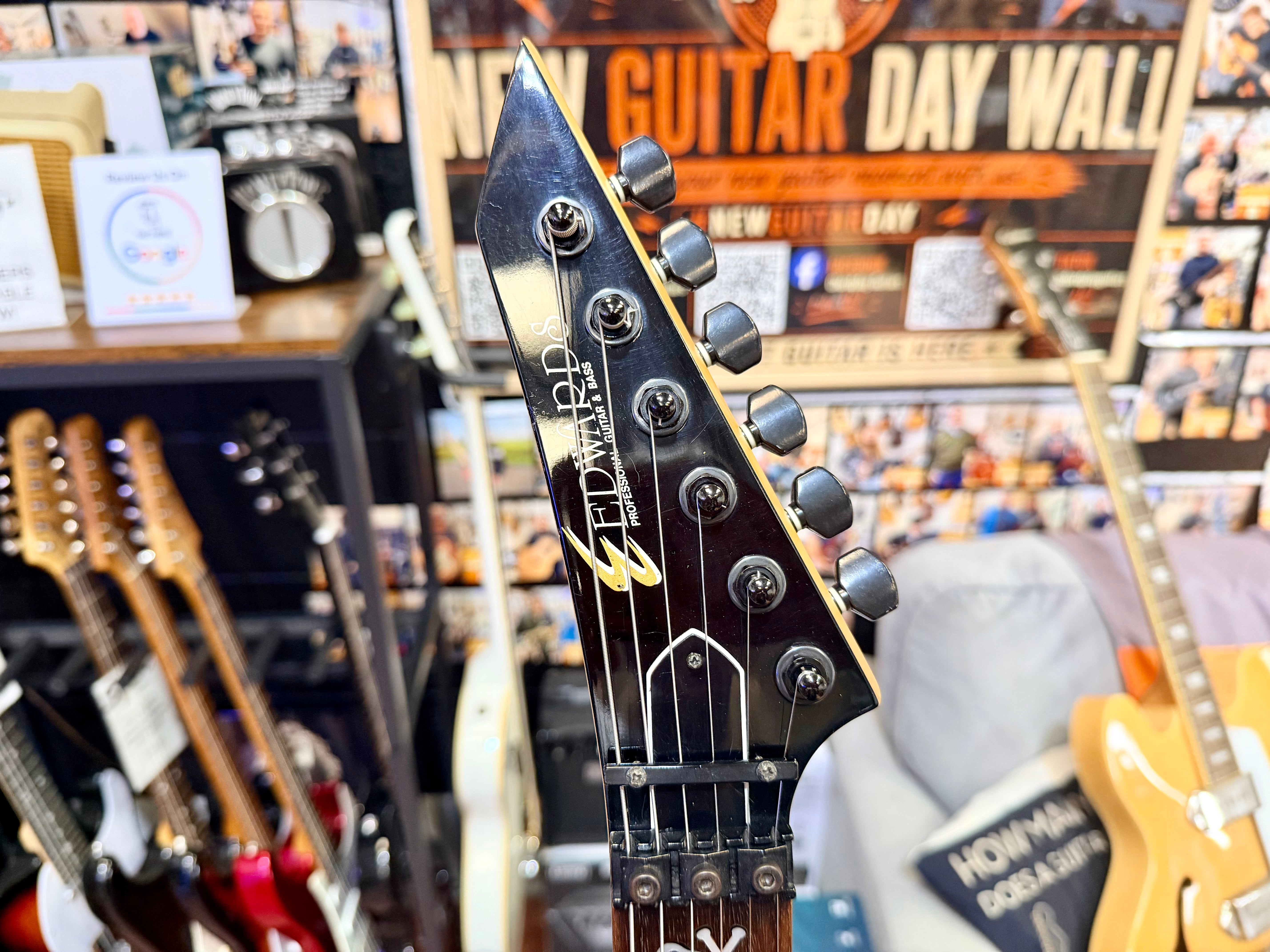 🇯🇵 1990’s 🇯🇵 Edwards By ESP MR-85~ MIJ Kirk Hammett~ Floyd Rose/EMG~ Japan!