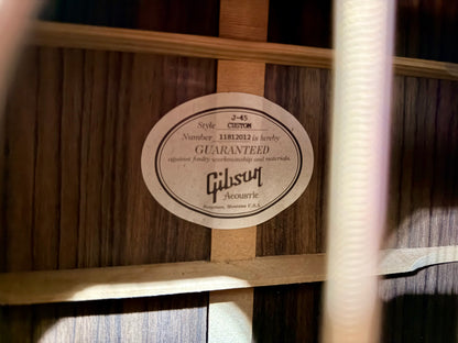 ⭐2011⭐ Gibson J-45 Custom Acoustic Guitar~ Rosewood~ Seymour Duncan SA-6 Pickup!